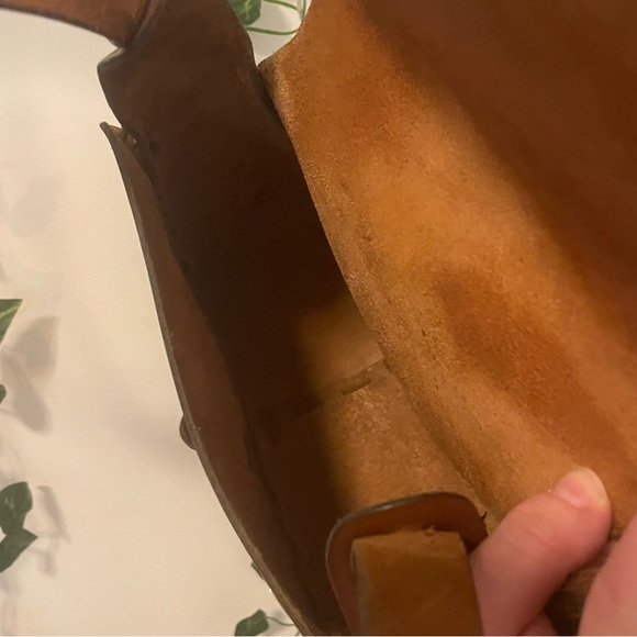 Vintage Tooled Floral Braided Leather Crossbody Bag - Picture 3 of 10